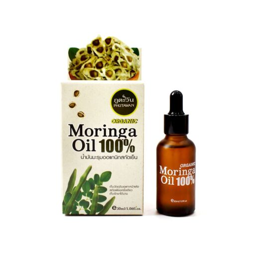 Dầu hạt chùm ngây Phutawan Organic Moringa Oil 100% 30ml