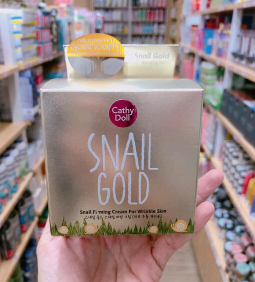 Kem ốc sên Cathy Doll Snail Gold Firming Cream 50g