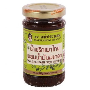 Maepranom Thai Chili Paste With Olive Oil 114g