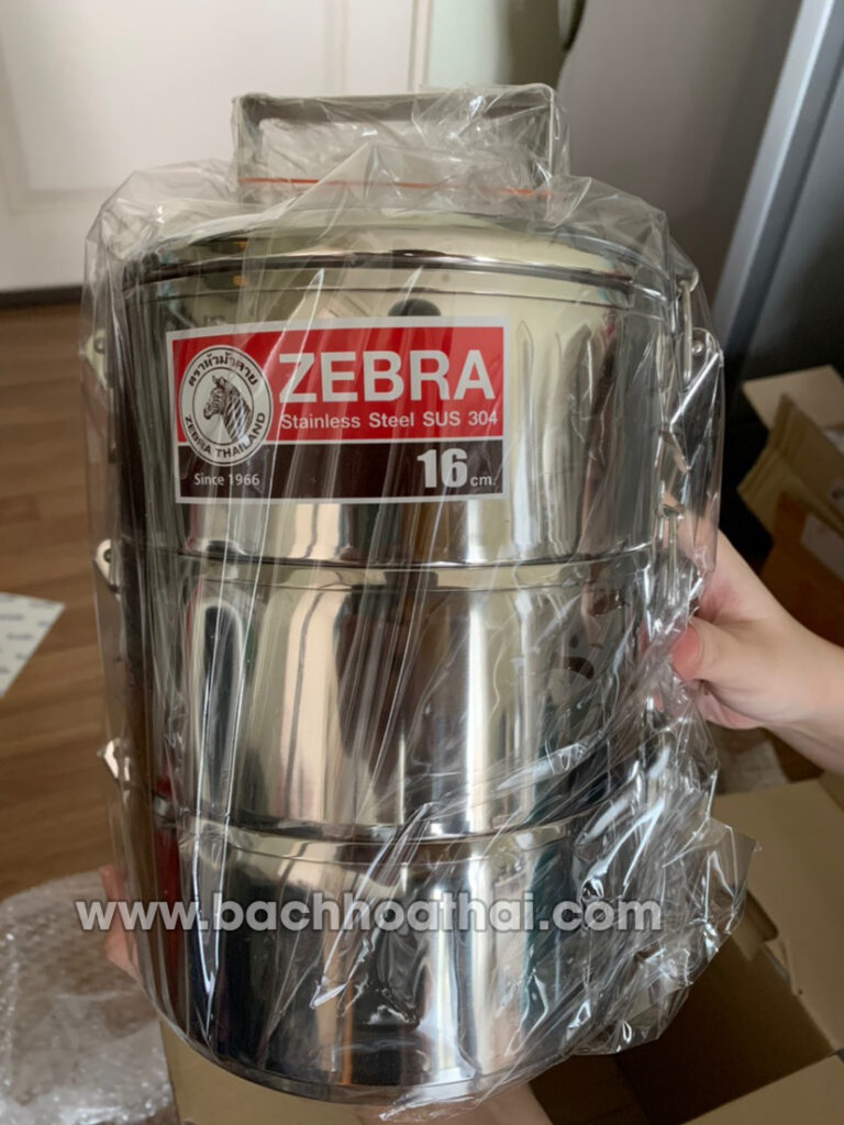 Cà mên (cặp lồng) inox 16cm hiệu Zebra Thái Lan chính hãng - Bách hoá ...