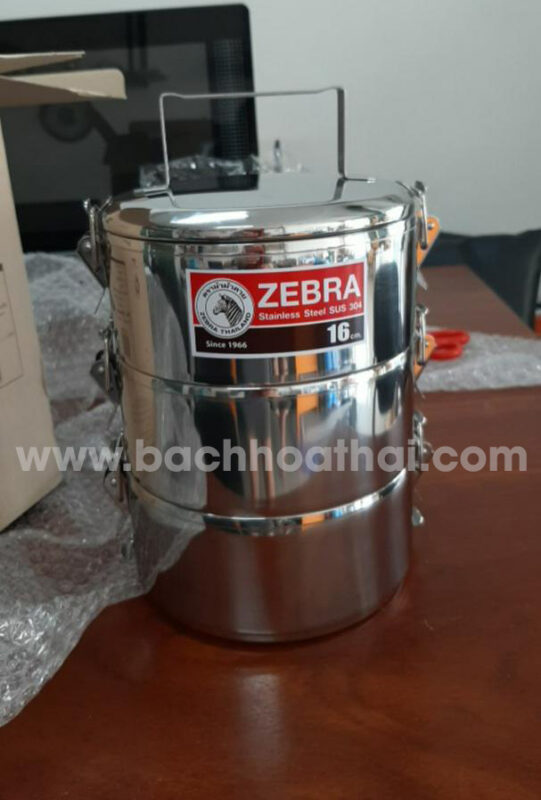 Cà mên (cặp lồng) inox 16cm hiệu Zebra Thái Lan chính hãng - Bách hoá ...
