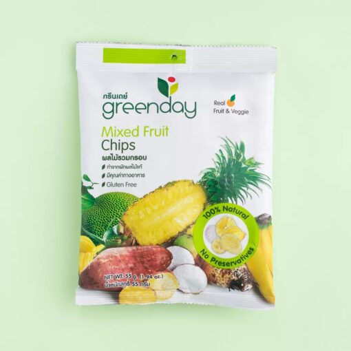 Greenday Mixed Fruit Chips 55g