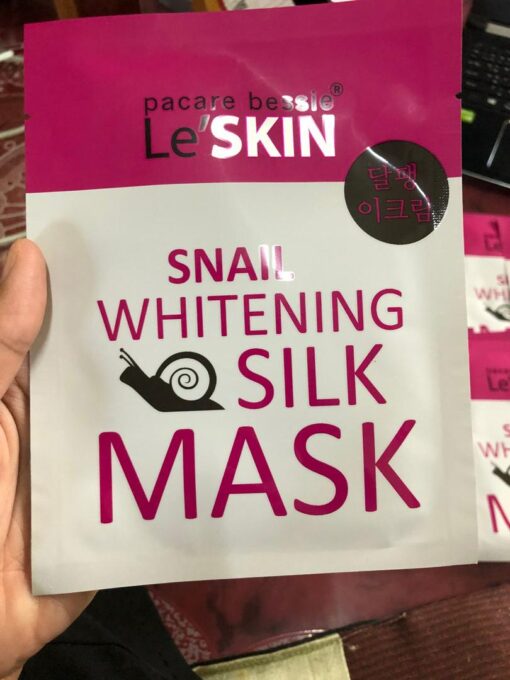 Le'SKIN Snail Whitening Silk Mask