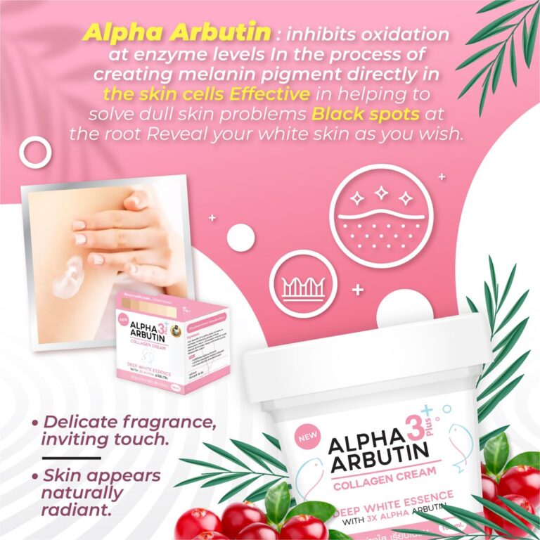 Kem trắng da Alpha Arbutin 3 Plus Collagen Cream 100ml Bách hoá Thái Lan