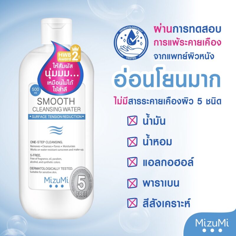 MizuMi Smooth Cleansing Water 500ml