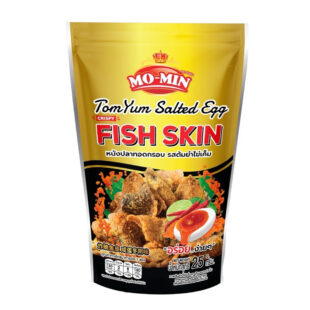 Mo-Min หนังปลาทอดกรอบ รสไข่เค็ม 25g Crispy Fish Skin