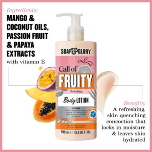 Dưỡng thể Soap & Glory Call Of Fruity Body Lotion 500ml