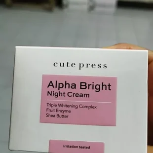 CUTE PRESS ALPHA BRIGHT NIGHT CREAM 30g